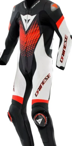 Dainese Laguna Seca 6 1Pc Suit Perforated Black/White/Red-Fluo N32><noscript><img width=