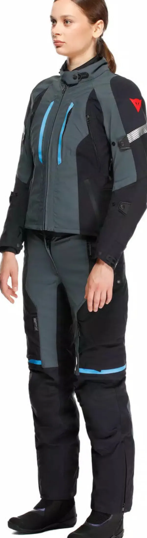 Dainese Mangen D-Dry Absøluteshell Pro Ladies Motorjas Ebony/Black 34C> Motorjassen