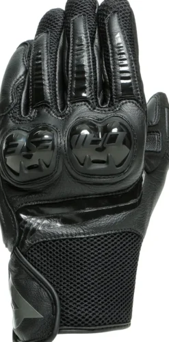 Dainese Mig 3 Unisex Leather Gloves Black 631> Motorhandschoenen