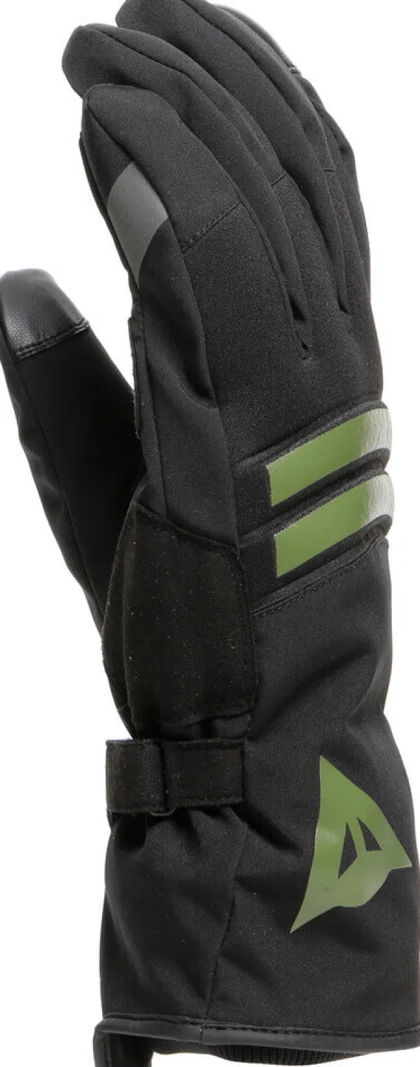 Dainese Plaza 3 D-Dry Gloves Bronze Green O57> Motorhandschoenen