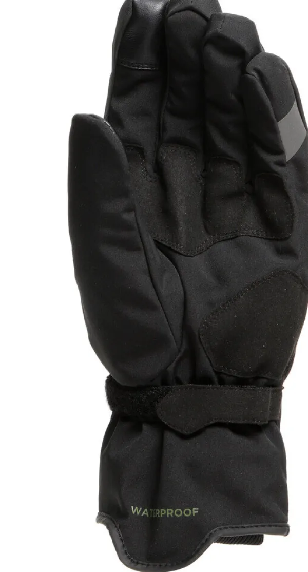 Dainese Plaza 3 D-Dry Gloves Bronze Green O57> Motorhandschoenen