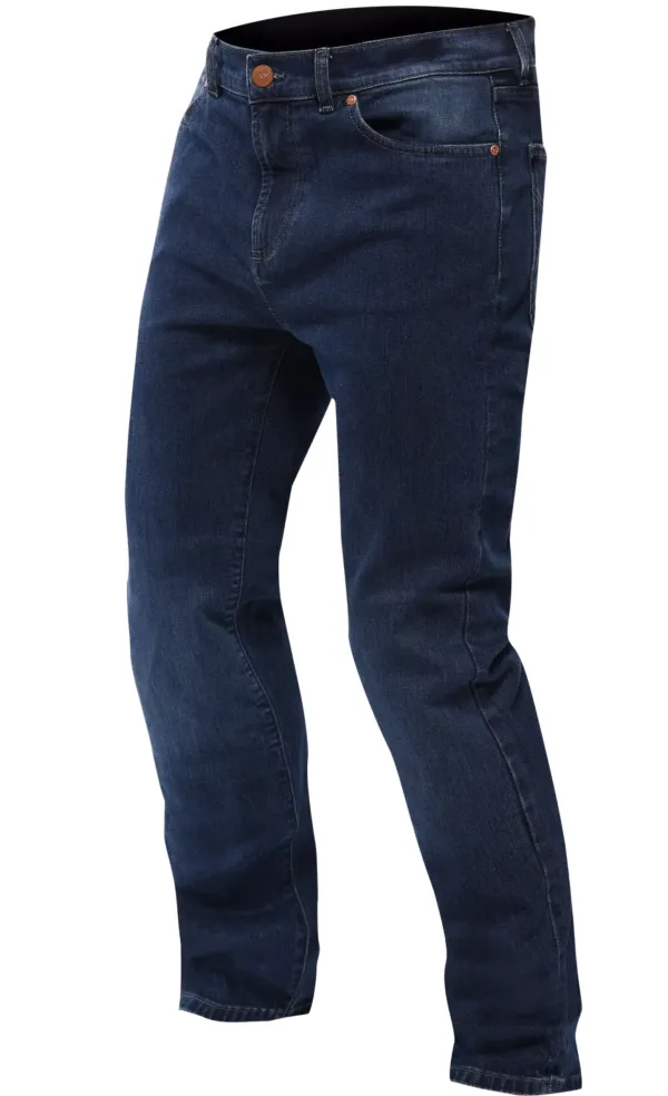Dainese 5-Pocket Denim Relaxed Motorbroek Deep-Blue F75> Motorbroeken