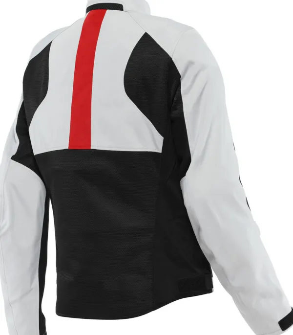 Dainese Risoluta Air Tex Lady Motorjas Glacier Gray/Lava Red 34F> Motorjassen