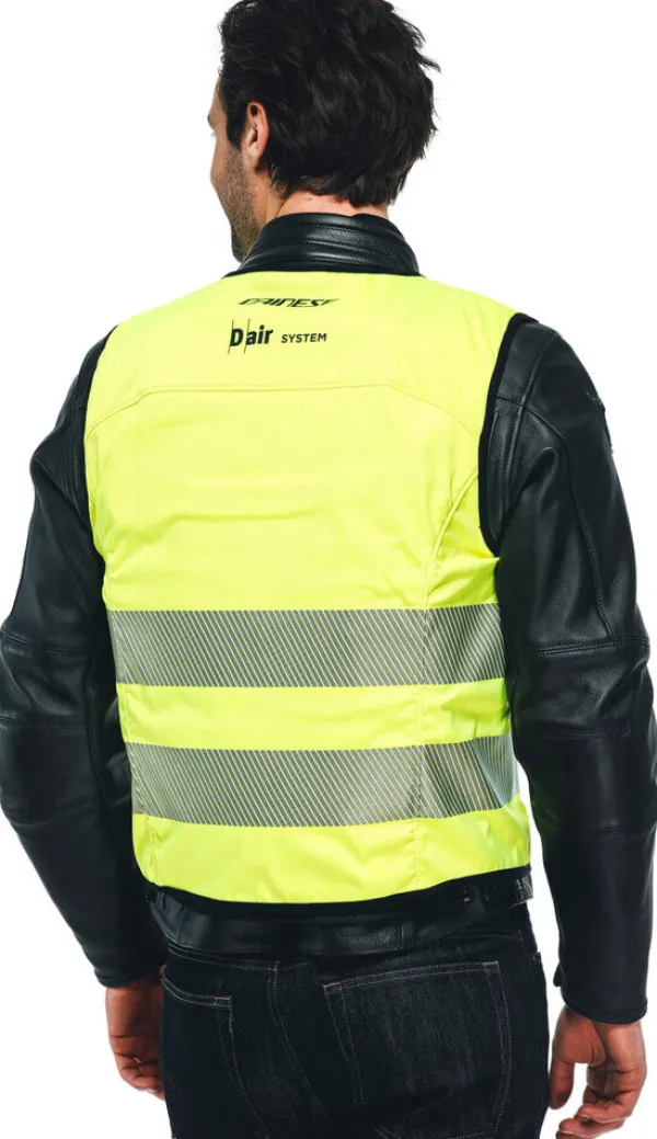 Dainese Smart Jacket Airbag Safety Fluo Yellow 041> Airbag Motorvesten