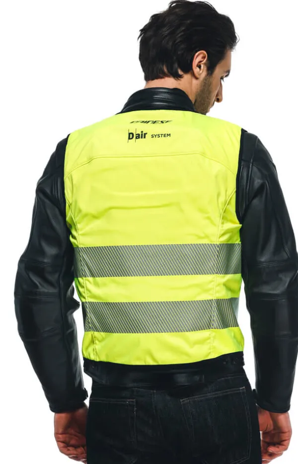 Dainese Smart Jacket Airbag Safety Fluo Yellow 041> Airbag Motorvesten