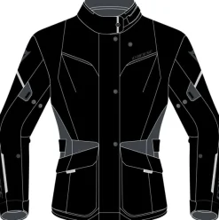Dainese Tempest 3 D-Dry Lady Motorjas Black/Black/Ebony Y21> Motorjassen