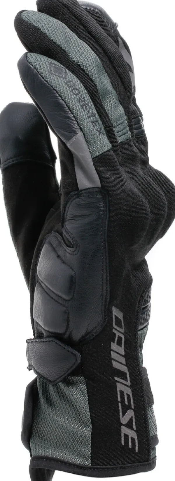 Dainese Teyde Gore-Tex® Gloves Black/Army-Green 70H> Motorhandschoenen