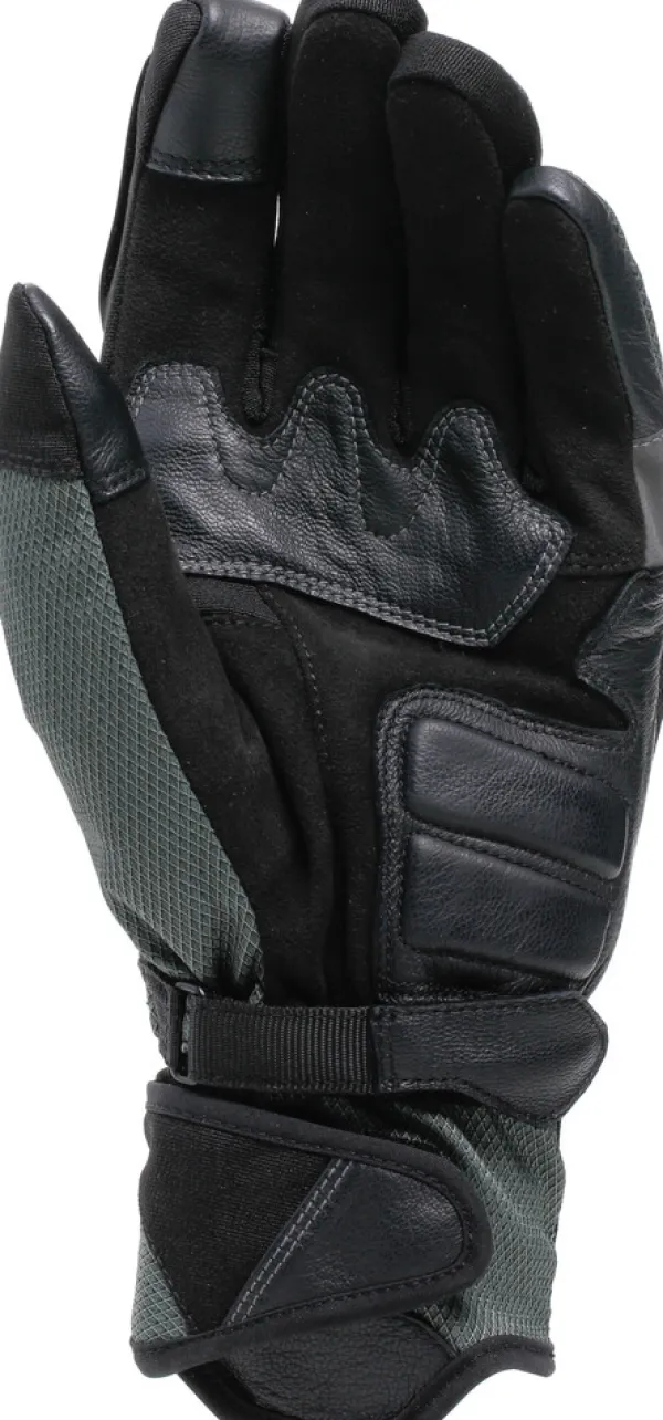 Dainese Teyde Gore-Tex® Gloves Black/Army-Green 70H> Motorhandschoenen