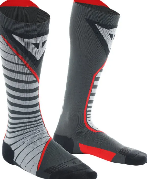 Dainese Thermo Long Socks Black/Red 606> Motorsokken