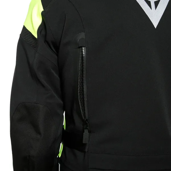 Dainese Tonale D-Dry Motorjas Black/Fluo Yellow/Black R17> Motorjassen
