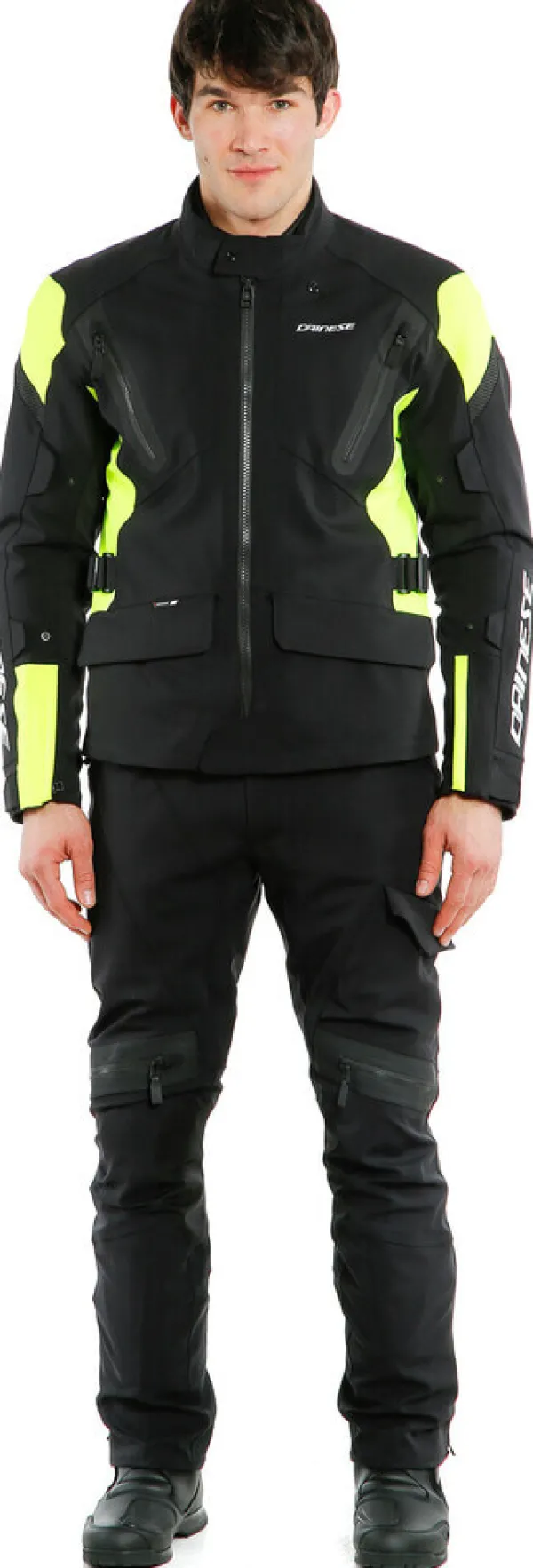 Dainese Tonale D-Dry Motorjas Black/Fluo Yellow/Black R17> Motorjassen