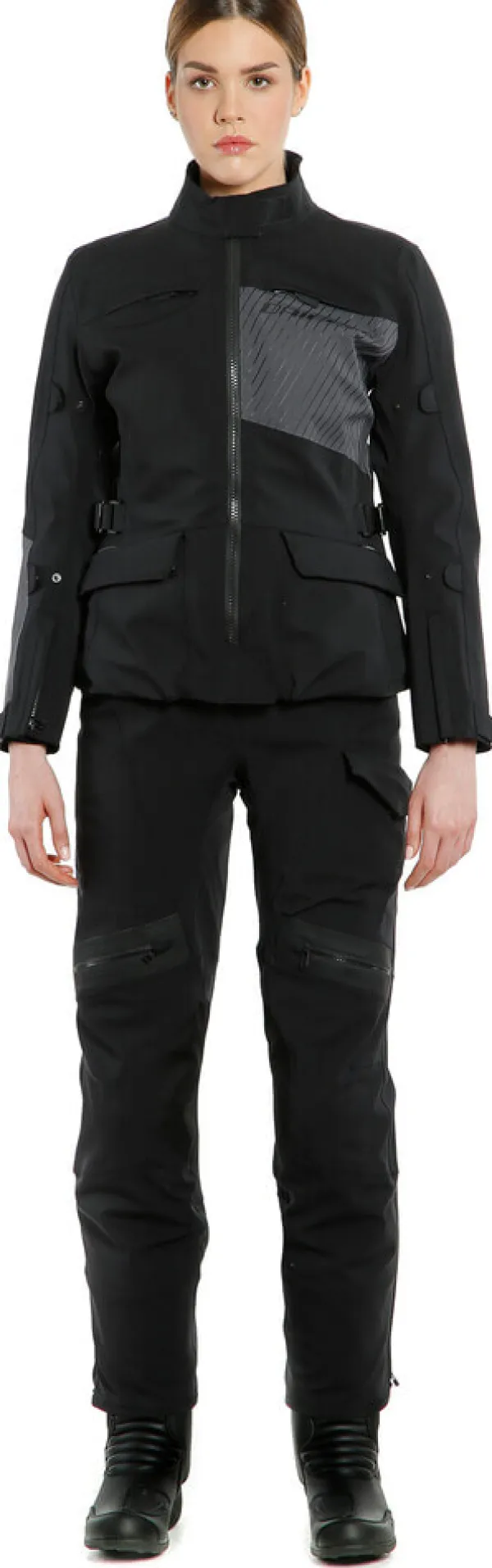 Dainese Tonale Lady D-Dry XT Motorjas Black/Ebony/Black 66C> Motorjassen