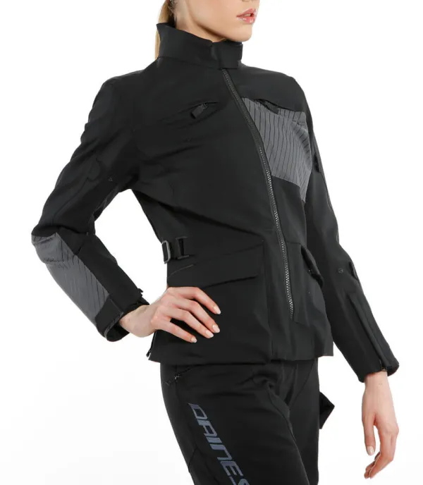 Dainese Tonale Lady D-Dry XT Motorjas Black/Ebony/Black 66C> Motorjassen