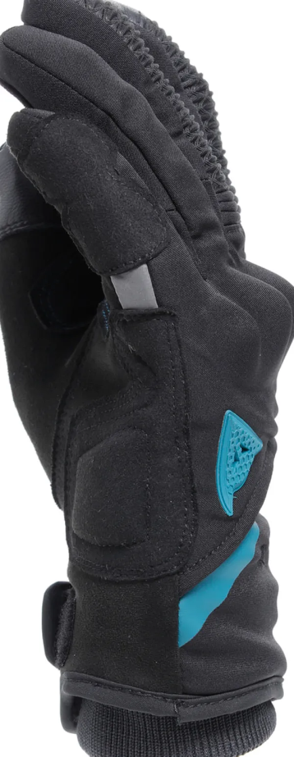 Dainese Trento D-Dry Women Gloves Black/Ocean-Depths> Motorhandschoenen