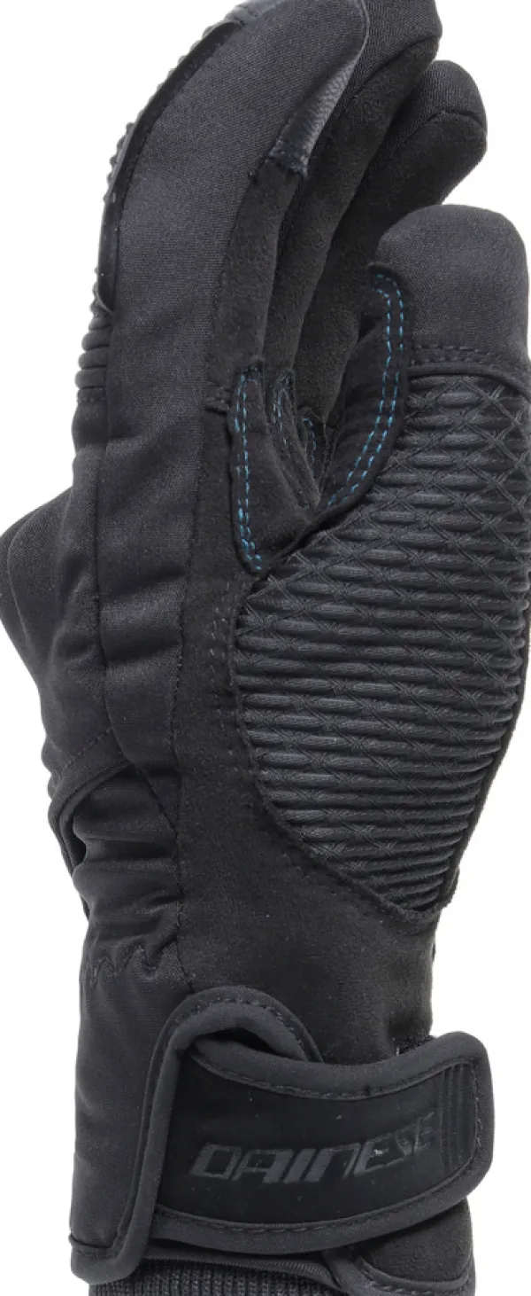 Dainese Trento D-Dry Women Gloves Black/Ocean-Depths> Motorhandschoenen