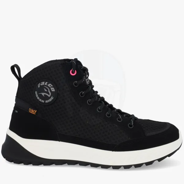 Falco Airforce Lady Shoes Black 101>DAMES Dames Motorschoenen|Waterdichte Motorschoenen