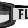FLY RACING Focus Goggle Black/White - Clear Lens> Crossbrillen