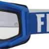 FLY RACING Focus Goggle Blue/White - Clear Lens> Crossbrillen