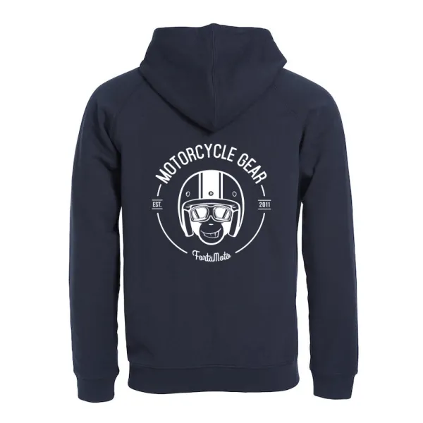FortaMoto Logo Hoodie Dark Navy> Motorhoodies|Motor Merchandise