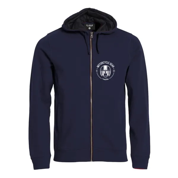 FortaMoto Logo Hoodie Dark Navy> Motorhoodies|Motor Merchandise