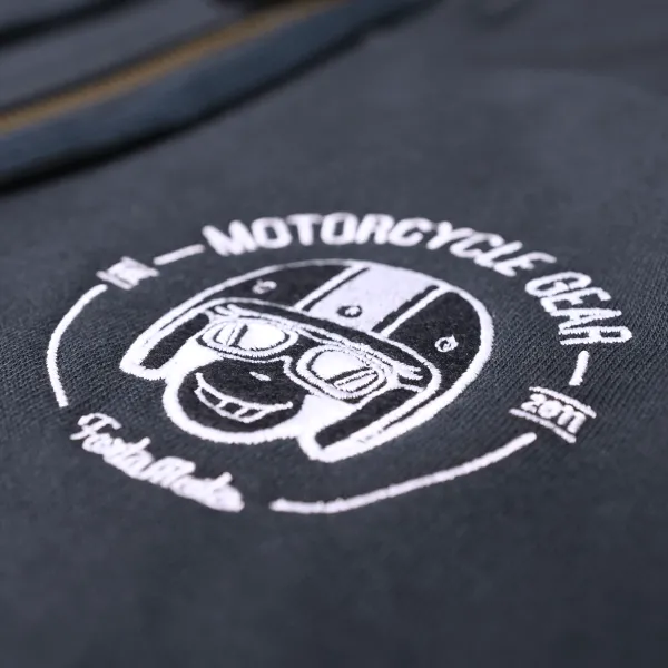FortaMoto Logo Hoodie Dark Navy> Motorhoodies|Motor Merchandise