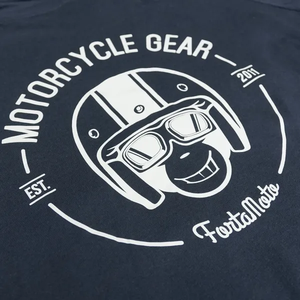 FortaMoto Logo T-Shirt Navy> Motor Merchandise