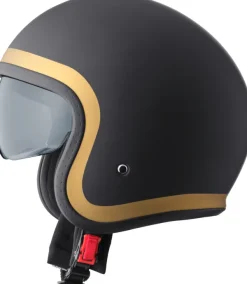 GMS Ride Matt Black/Gold> Jethelmen