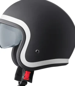 GMS Ride Matt Black/White> Jethelmen