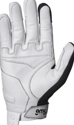 GMS Solis Gloves White/Black> Motorhandschoenen