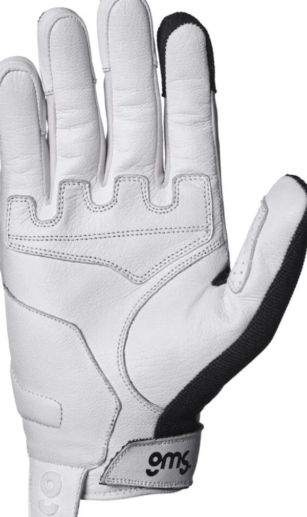 GMS Solis Gloves White/Black> Motorhandschoenen
