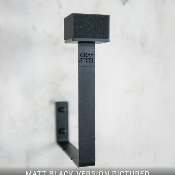 Gray Steel X3 Helmet & Gear wall mount Gun Metal> Cadeaus Voor Motorrijders|Helm Houder & Kapstok
