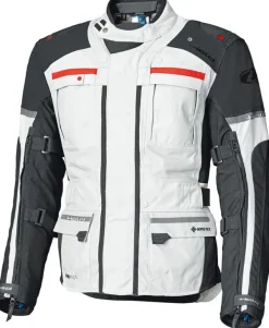 Held Carese Evo Motorjas Gore-Tex Touring Grey/Red 072> Motorjassen