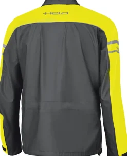 Held Rainstretch Rain Jacket Black/Neon Yellow 058> Regenkleding