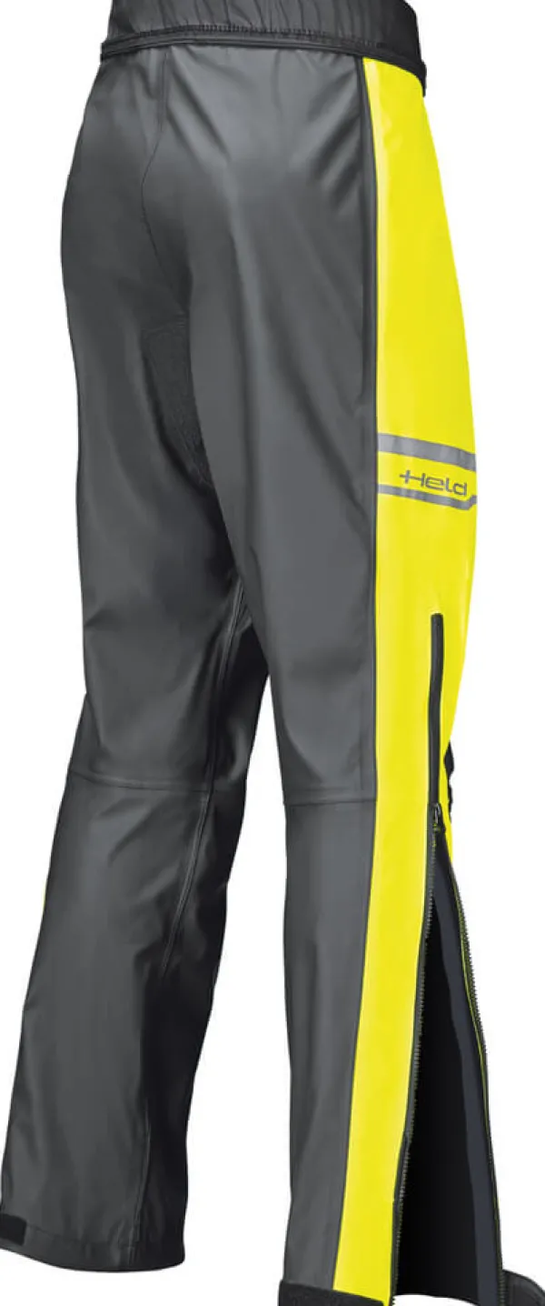 Held Rainstretch Rain Trousers Black/Neon Yellow 058> Regenkleding