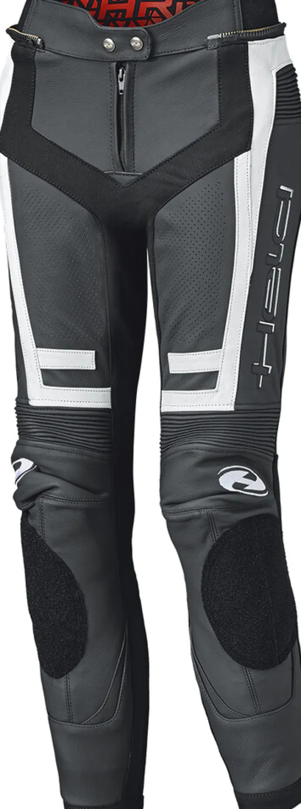 Held Rocket 3.0 Motorbroek Leather Black/White 014> Motorbroeken