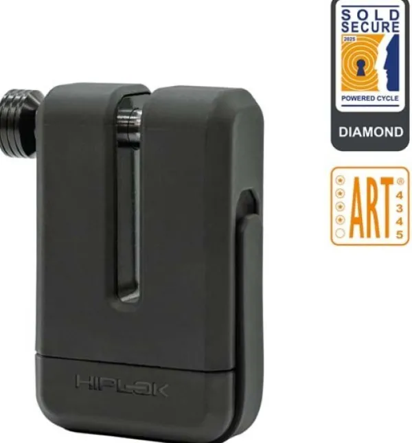 Hiplok MD1000 Moto Disc Lock Black> Motorsloten