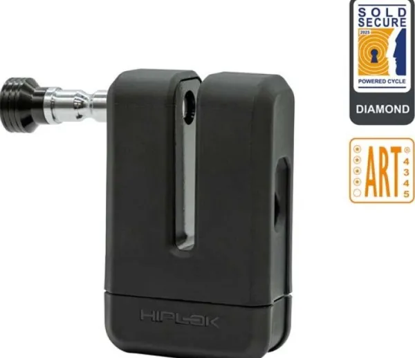 Hiplok MD1000 Moto Disc Lock Black> Motorsloten