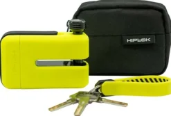 Hiplok MD1000 Moto Disc Lock Yellow fluo> Motorsloten