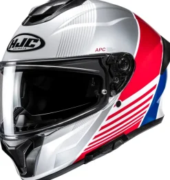 HJC C71 Morix White/Blue 235> Integraalhelmen|Helmen Met Zonnevizier