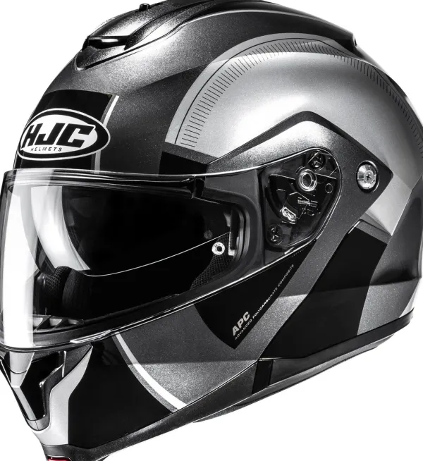 HJC C91N Jyn Black/Grey 180> Integraalhelmen|Helmen Met Zonnevizier