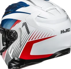 HJC F71 Catos White/Red 235> Integraalhelmen|Helmen Met Zonnevizier