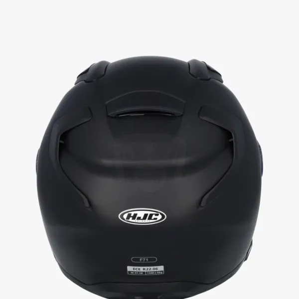 HJC F71 Flat Black> Integraalhelmen|Helmen Met Zonnevizier