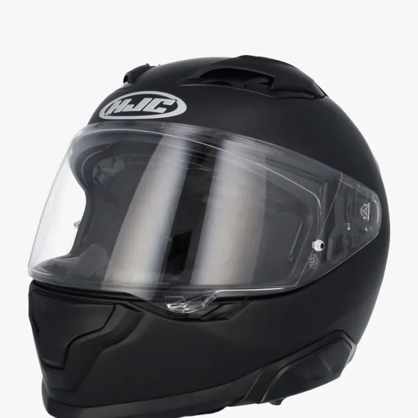 HJC F71 Flat Black> Integraalhelmen|Helmen Met Zonnevizier