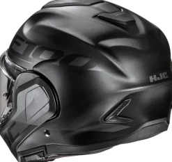 HJC F100 Hetal Grey/Black 808> Systeemhelmen|Helmen Met Zonnevizier