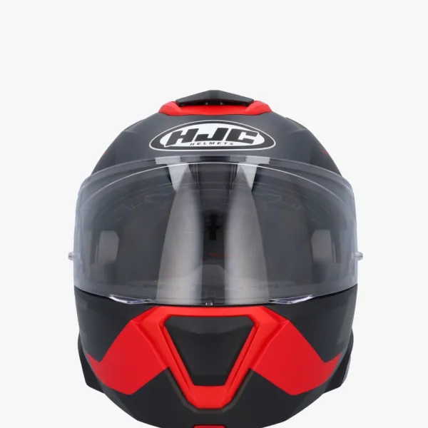 HJC i91 Carst Black/Red> Systeemhelmen|Helmen Met Zonnevizier