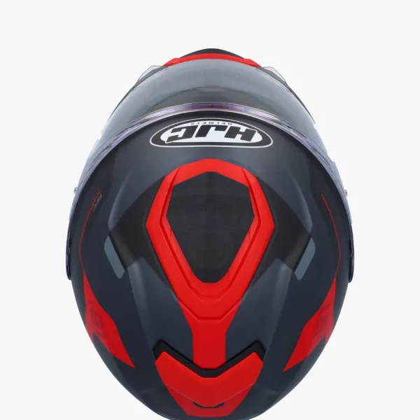 HJC i91 Carst Black/Red> Systeemhelmen|Helmen Met Zonnevizier