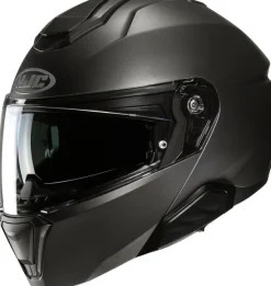 HJC i91 Dark Grey> Systeemhelmen|Helmen Met Zonnevizier