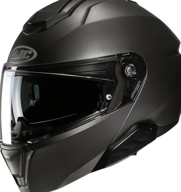 HJC i91 Dark Grey> Systeemhelmen|Helmen Met Zonnevizier
