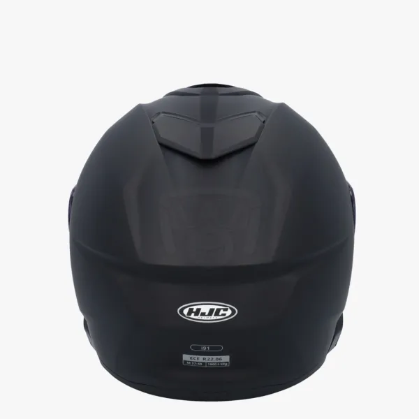 HJC i91 Flat Black> Systeemhelmen|Helmen Met Zonnevizier