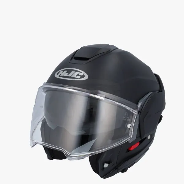 HJC i100 Matt Black 111> Systeemhelmen|Helmen Met Zonnevizier